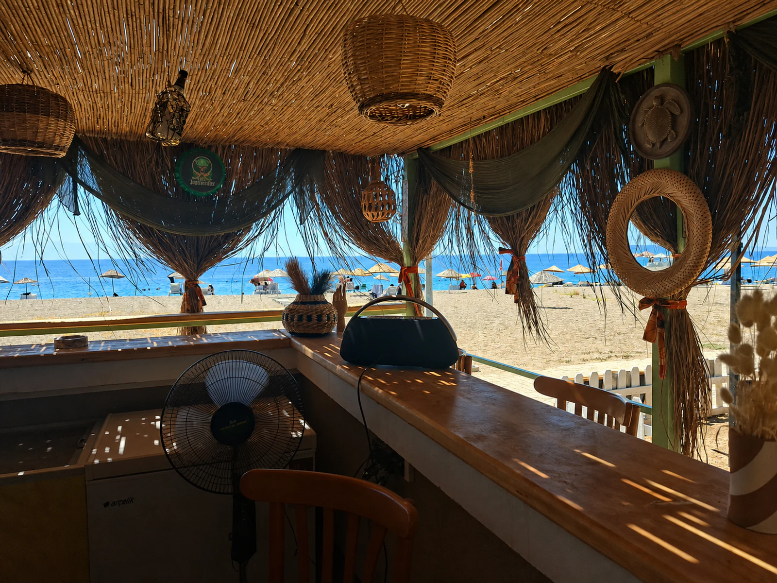 Hotel Palmiye · Bar de playa del hotel